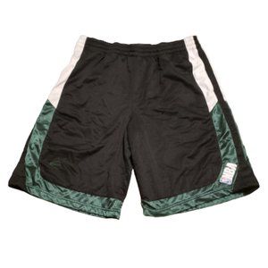 NBA Basketball Shorts Athletic Summer Black / Green / White | Men's XL Pre-owned